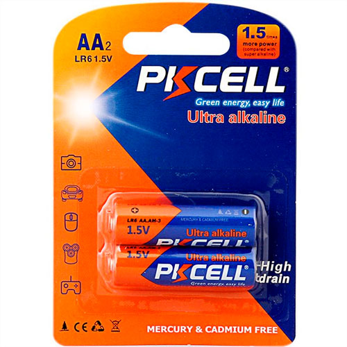 Батарейки PKCELL Ultra Alkaline AA 2 шт (LR6-2B)