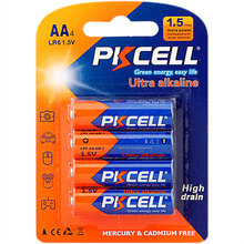 Батарейки PKCELL AA LR6 1.5V 4 шт (LR6-4B)