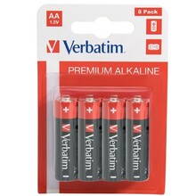 Батарейки VERBATIM Alkaline AA/LR06 BL (49503) 8 шт