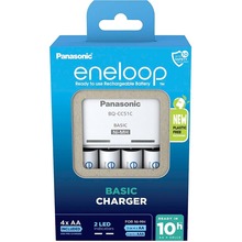 Зарядний пристрій PANASONIC Basic Charger BQ-CC51 + 4 шт AA 2000 мАг (K-KJ51MCD40E)