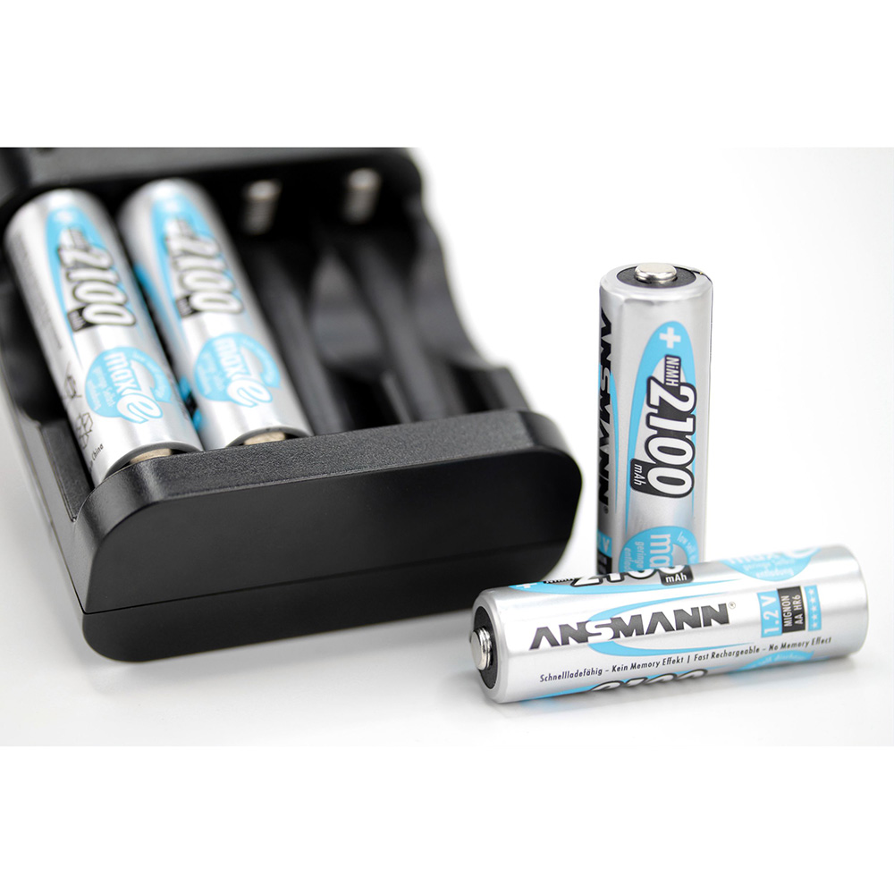 Акумулятори ANSMANN AA 2100 mAh maxE Premium 4 шт (5035052) Ємність 2100