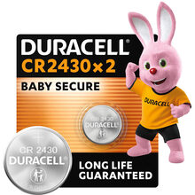 Спеціальна літієва батарейка типу таблетка DURACELL 2430 3V (CR2430) 2 шт (5012262)
