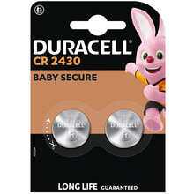 Специальная литиевая батарейка типа таблетка DURACELL 2430 3V (CR2430) 2 шт (5012262)