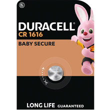 Специальная литиевая батарейка типа таблетка DURACELL 1616 3V (CR1616) 1 шт (5011067)