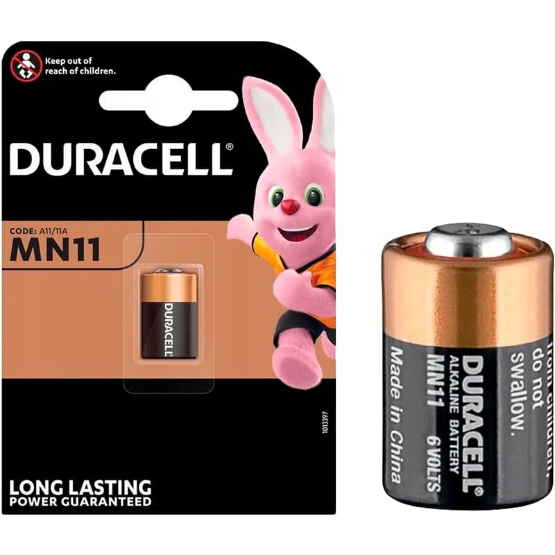 Батарейка DURACELL MN11 A11/11A 1 шт Електрохімічна система лужна (L)