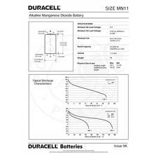 Батарейка DURACELL MN11 A11/11A 1 шт