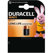 Спеціальна лужна батарейка DURACELL MN11 6V (A11/11A) 1 шт (5007387)