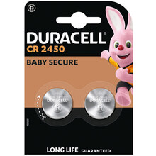 Спеціальна літієва батарейка типу таблетка DURACELL 2450 3V (CR2450) 2 шт (5012263)