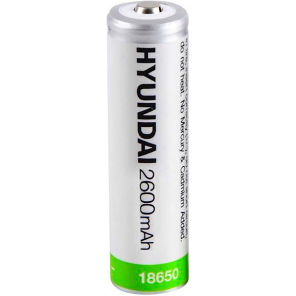 Акумулятор HYUNDAI 18650 Li-ion 2600mAh Sharp Top (6857838)