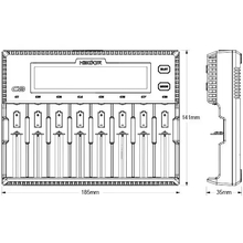 Зарядное устройство VOLTRONIC MIBOXER-C8 1.4-4.2V 3A универсальное