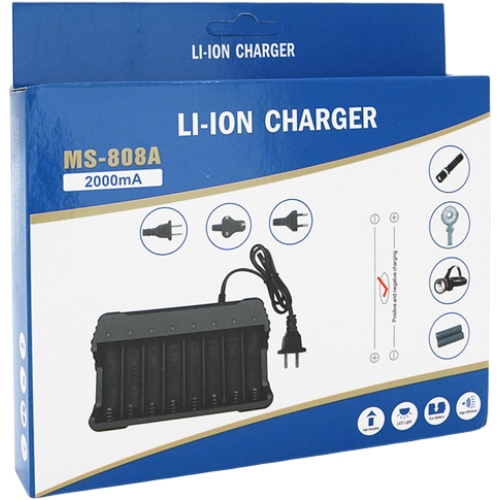 Зарядний пристрій VOLTRONIC MS-808A 4.2V 2000 mAh Вольтаж 4.2