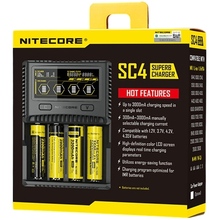 Зарядний пристрій NITECORE SC4 (NITD4LCDSC4)