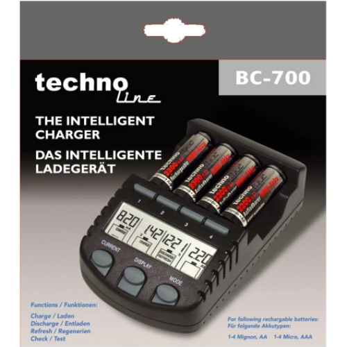 Зарядное устройство TECHNOLINE Technoline BC-700 Вольтаж 240