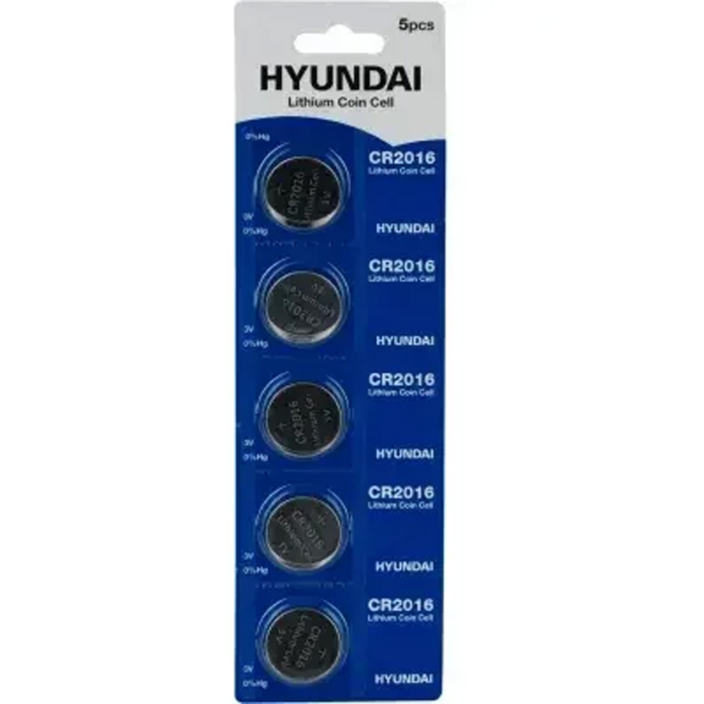 Батарейка HYUNDAI CR2016 Blister 5 шт (HT7009016)