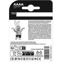 Специальная щелочная батарейка Duracell AAAA 1,5V (LR8D425) 2 шт (5007466)