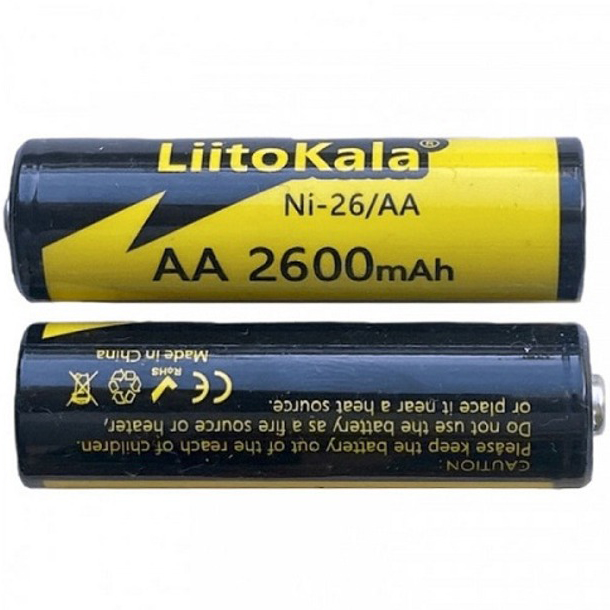 Аккумулятор LIITOKALA rechargeable battery 1 pcs (Ni-26/AA)