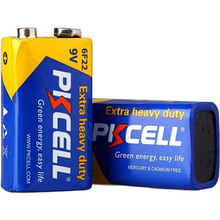Солевая батарейка PKCELL 6F22 1шт (PC/6F22-1S-Y)