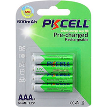 Аккумуляторы PKCELL AAA 4шт 600mAh (PC/AAA600-4BA)