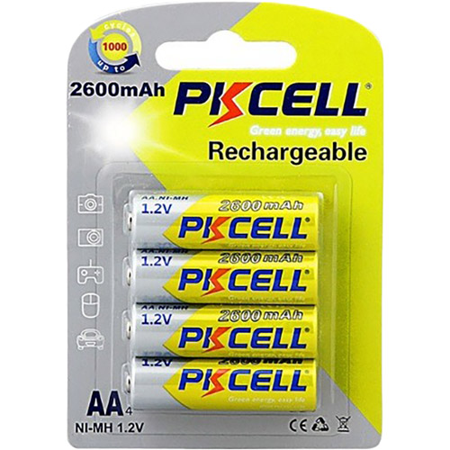 Акумулятори PKCELL AA 4шт 2600mAh (PC/AA2600-4B)