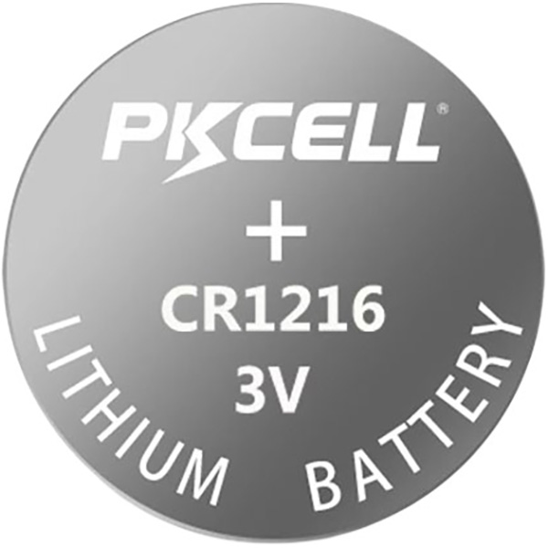 Литиевые батарейки PKCELL CR1216 5 шт (PC/CR1216) Электрохимическая система литиевая (C)
