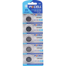 Литиевые батарейки PKCELL CR1620 5 шт (PC/CR1620)
