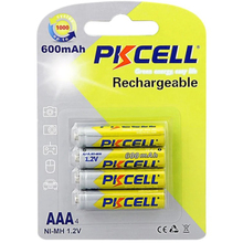 Акумулятори PKCELL 1.2V AAA 600mAh NiMH (PC/AAA600-4BR)