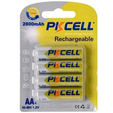 Аккумуляторы PKCELL 1.2V AA 2800mAh NiMH (PC/AA2800-4B)