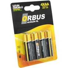 Батарейки ORBUS 1.5V AA/LR06 (ORB/LR06-4B)
