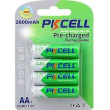 Акумулятор PKCELL 1.2V AA 2600mAh NiMH Already Charged (PC/AA2600-4BA)