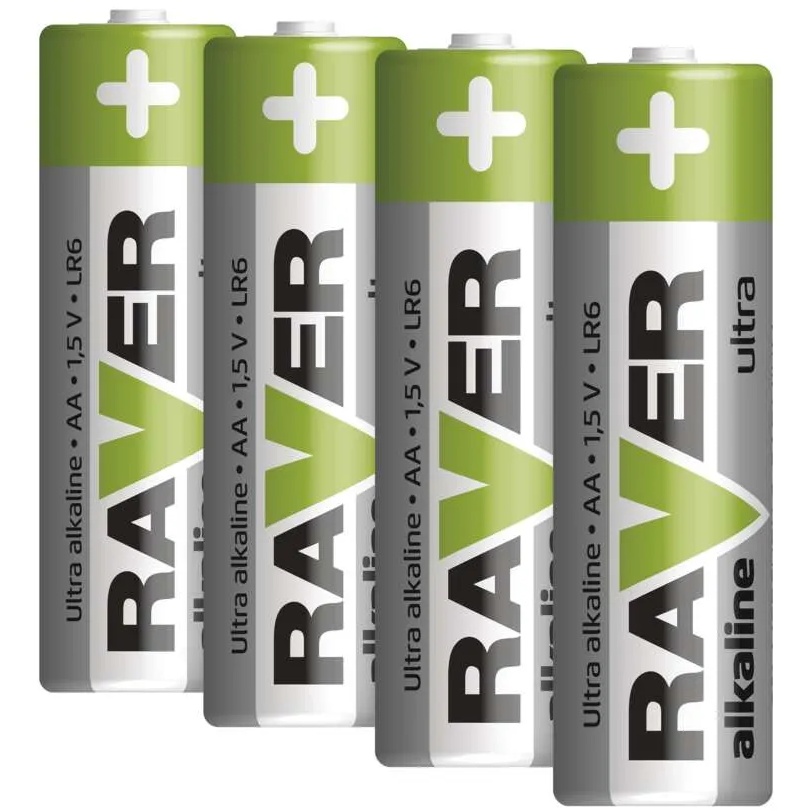 Батарейки EMOS RAVER АА 4 шт. (B7921) Электрохимическая система щелочная (L)