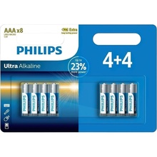 Батарейки PHILIPS Ultra Alkaline AAA/LR03 8 шт (LR03E8B/10)