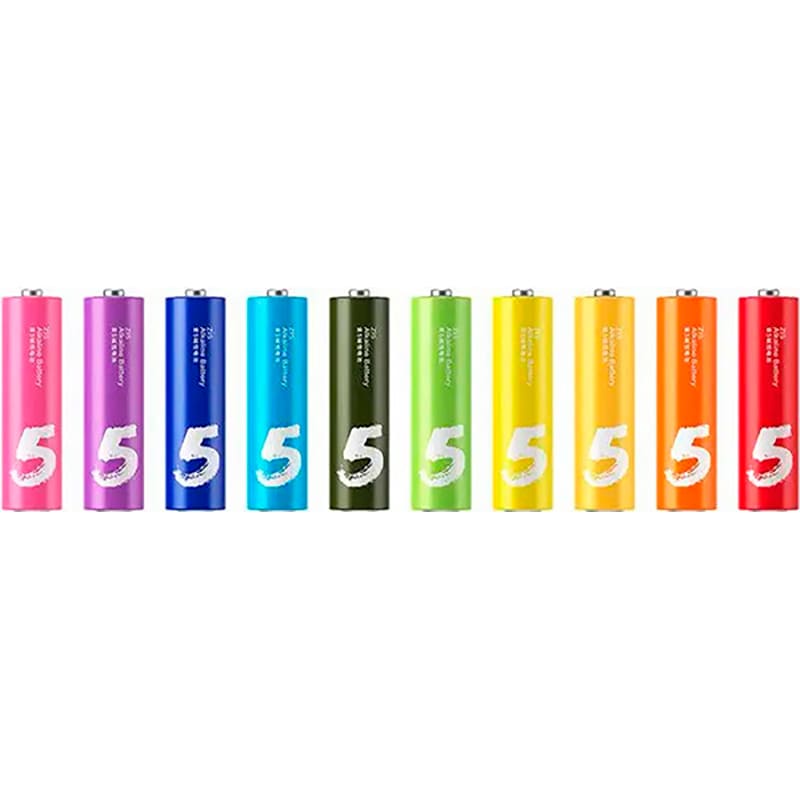 Батарейки CUKTECH Xiaomi B06 AA Rainbow Alkaline 10 шт (CUKAAB06CNCM)