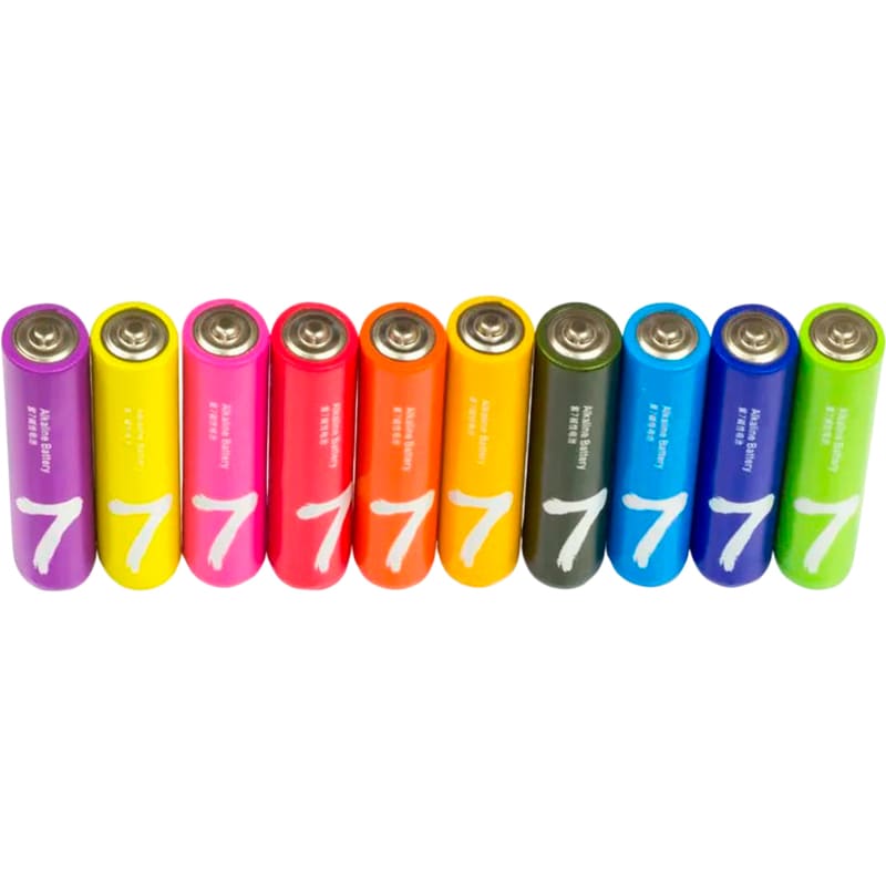 Батарейки CUKTECH Xiaomi B07 AAA Rainbow Alkaline 10 шт (CUKAAB07CNMX)