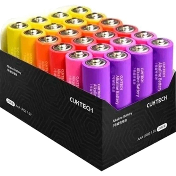 Батарейки CUKTECH Xiaomi AAA Rainbow Alkaline Battery 24 шт B09 (CUKAAB09CNCM)