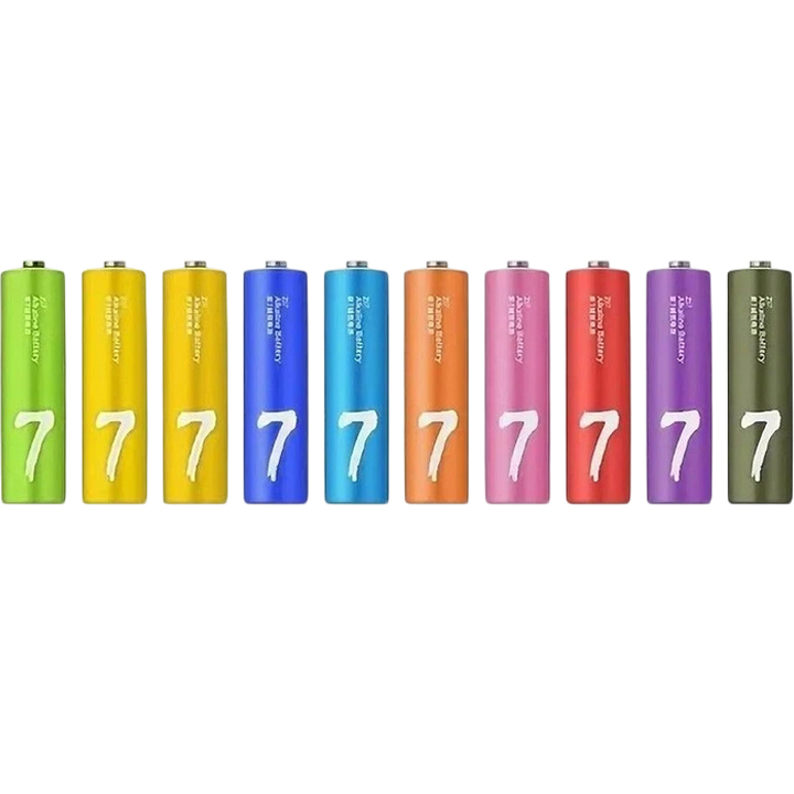 Батарейки CUKTECH Xiaomi AAA Rainbow Alkaline Battery 24 шт B09 (CUKAAB09CNCM) Электрохимическая система щелочная (L)
