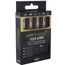 Аккумуляторы VERICO Loop Energy PRO AAA 1125mWh 1.5V 4 шт (1UDBT-A7WEAC-NN)