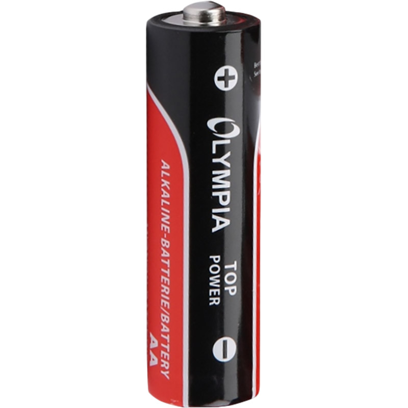 Батарейки OLYMPIA AA/LR06 1.5V Alkaline 24 шт (40179) Електрохімічна система лужна (L)