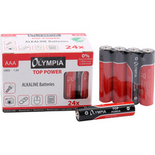 Батарейки OLYMPIA AAA/LR03 1.5V Alkaline 24 шт (40180)