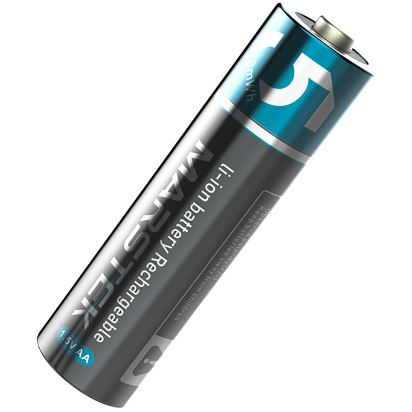 Аккумуляторы MARSTEK 5070С AA 1000mAh 3.7V 3700mWh  USB Type-C 4 шт Особенности USB Type-C разъем