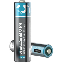 Аккумуляторы MARSTEK 5070С AA 1000mAh 3.7V 3700mWh  USB Type-C 4 шт