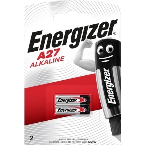 Батарейки ENERGIZER A27 ZM Alkaline 2 шт (7638900393330)