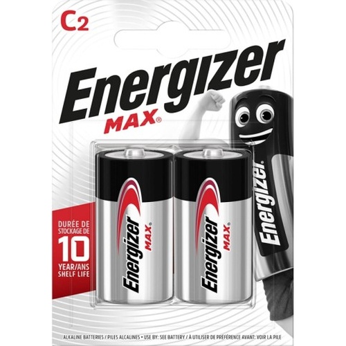 Батарейки ENERGIZER MAX C LR14 2 шт (7638900426809)
