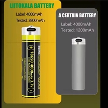 Аккумулятор LIITOKALA USB-King4000 18650 4000 mAh с USB 1 шт