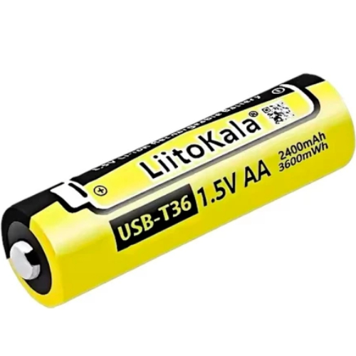 Аккумулятор LIITOKALA USB-T36 AA 2400mAh с USB Type-C 1 шт