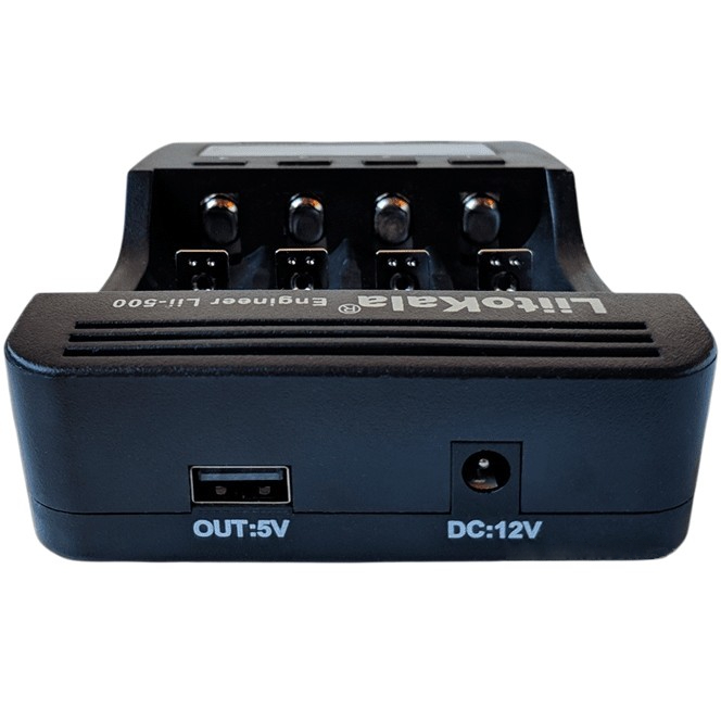 Зарядное устройство LIITOKALA Lii-500 EU Особенности USB Type-A разъем