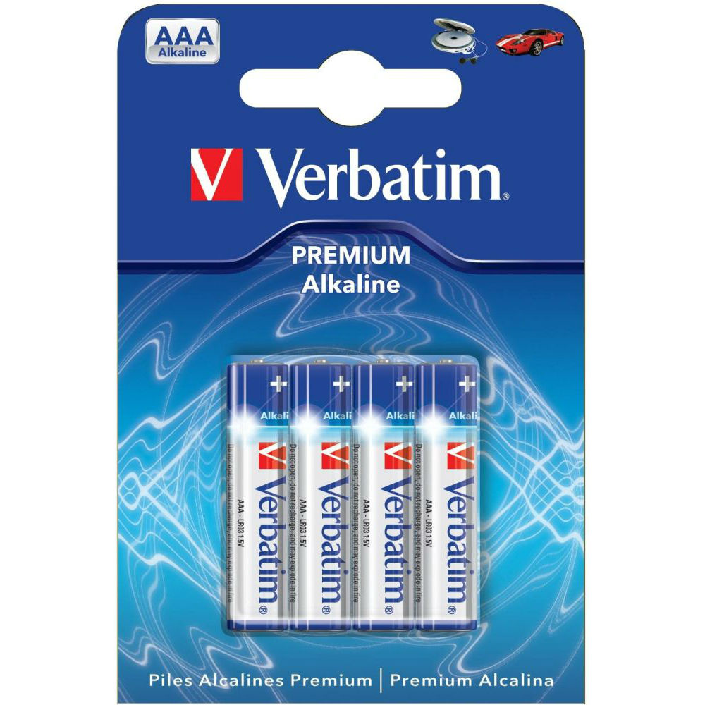 Батарейки VERBATIM Battery AAA-LR03Micro Alkaline Blister 49920