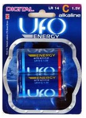 Батарейки UFO LR 14 ENERGY 1х2 шт.