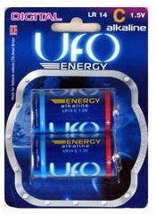 Батарейки UFO LR 14 ENERGY 1х2 шт.