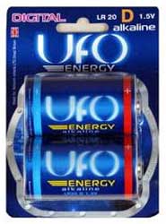 Батарейки UFO LR 20 ENERGY 1x2 шт.