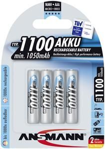 Акумулятор універсальний ANSMANN AAA 1100mAh